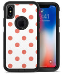 The Red and White Polka Dot Pattern 2 - iPhone X OtterBox Case & Skin Kits