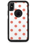The Red and White Polka Dot Pattern 2 - iPhone X OtterBox Case & Skin Kits