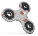 The Red and White Polka Dot Pattern Full-Body Fidget Spinner Skin-Kit