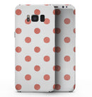 The Red and White Polka Dot Pattern - Samsung Galaxy S8 Full-Body Skin Kit