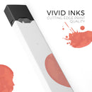 The Red and White Polka Dot Pattern - Premium Decal Protective Skin-Wrap Sticker compatible with the Juul Labs vaping device