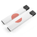 The Red and White Polka Dot Pattern - Premium Decal Protective Skin-Wrap Sticker compatible with the Juul Labs vaping device