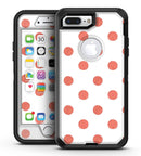 The Red and White Polka Dot Pattern - iPhone 7 Plus/8 Plus OtterBox Case & Skin Kits