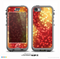 The Red and Yellow Glistening Orbs Skin for the iPhone 5c nüüd LifeProof Case