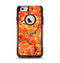 The Red and Yellow Watercolor Flowers Apple iPhone 6 Otterbox Commuter Case Skin Set