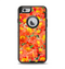 The Red and Yellow Watercolor Flowers Apple iPhone 6 Otterbox Defender Case Skin Set