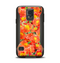 The Red and Yellow Watercolor Flowers Samsung Galaxy S5 Otterbox Commuter Case Skin Set
