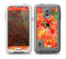 The Red and Yellow Watercolor Flowers Skin for the Samsung Galaxy S5 frē LifeProof Case