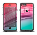 The Red to Green Electric Wave Apple iPhone 6/6s LifeProof Fre Case Skin Set