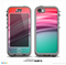 The Red to Green Electric Wave Skin for the iPhone 5c nüüd LifeProof Case