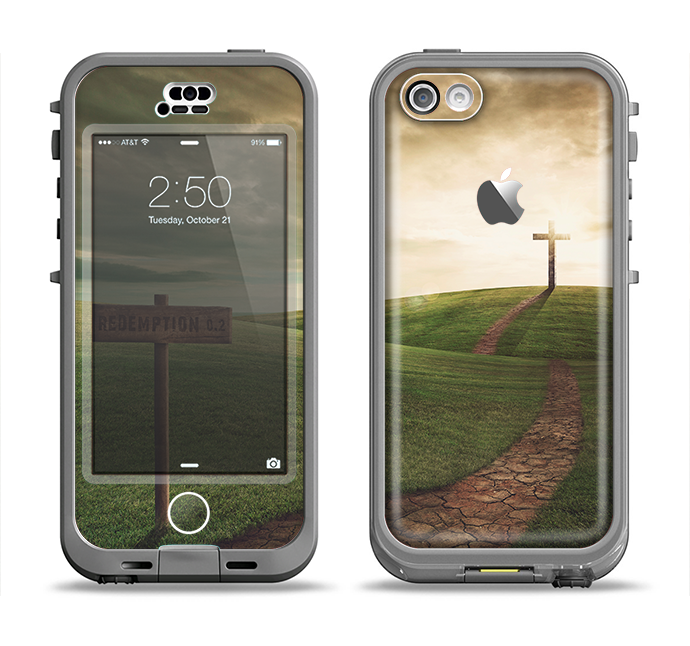 The Redemption Hill Apple iPhone 5c LifeProof Nuud Case Skin Set