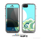 The Retro Vintage Vector Waves Skin for the Apple iPhone 5c LifeProof Case