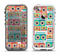 The Retro Boombox Pattern Apple iPhone 5-5s LifeProof Fre Case Skin Set