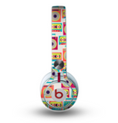 The Retro Boombox Pattern Skin for the Beats by Dre Mixr Headphones