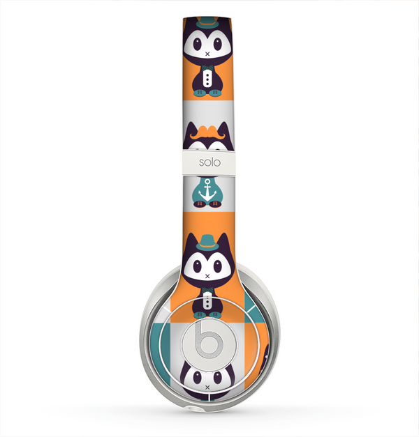 The Retro Cats with Accessories Skin for the Beats by Dre Solo 2 Headphones