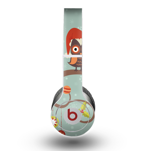 The Retro Christmas Owls with Ornaments Skin for the Beats by Dre Original Solo-Solo HD Headphones