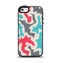 The Retro Colored Abstract Maze Pattern Apple iPhone 5-5s Otterbox Symmetry Case Skin Set