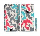 The Retro Colored Abstract Maze Pattern Sectioned Skin Series for the Apple iPhone 6 Plus