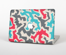 The Retro Colored Abstract Maze Pattern Skin Set for the Apple MacBook Pro 15" with Retina Display