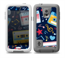 The Retro Colored Cassette Pattern Skin for the Samsung Galaxy S5 frē LifeProof Case