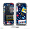 The Retro Colored Cassette Pattern Skin for the iPhone 5c nüüd LifeProof Case