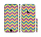 The Retro Colored Green & Purple Chevron Pattern Sectioned Skin Series for the Apple iPhone 6 Plus
