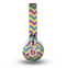 The Retro Colored Green & Purple Chevron Pattern Skin for the Beats by Dre Mixr Headphones