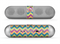 The Retro Colored Green & Purple Chevron Pattern Skin for the Beats by Dre Pill Bluetooth Speaker