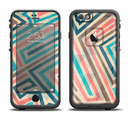 The Retro Colored Maze Pattern Apple iPhone 6/6s LifeProof Fre Case Skin Set