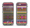 The Retro Colored Modern Aztec Pattern V63 Apple iPhone 5c LifeProof Fre Case Skin Set