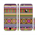 The Retro Colored Modern Aztec Pattern V63 Sectioned Skin Series for the Apple iPhone 6