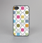 The Retro Colorful Filled Flat Circle Pattern Skin-Sert for the Apple iPhone 4-4s Skin-Sert Case