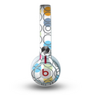 The Retro Colorful Filled Flat Circle Pattern Skin for the Beats by Dre Mixr Headphones