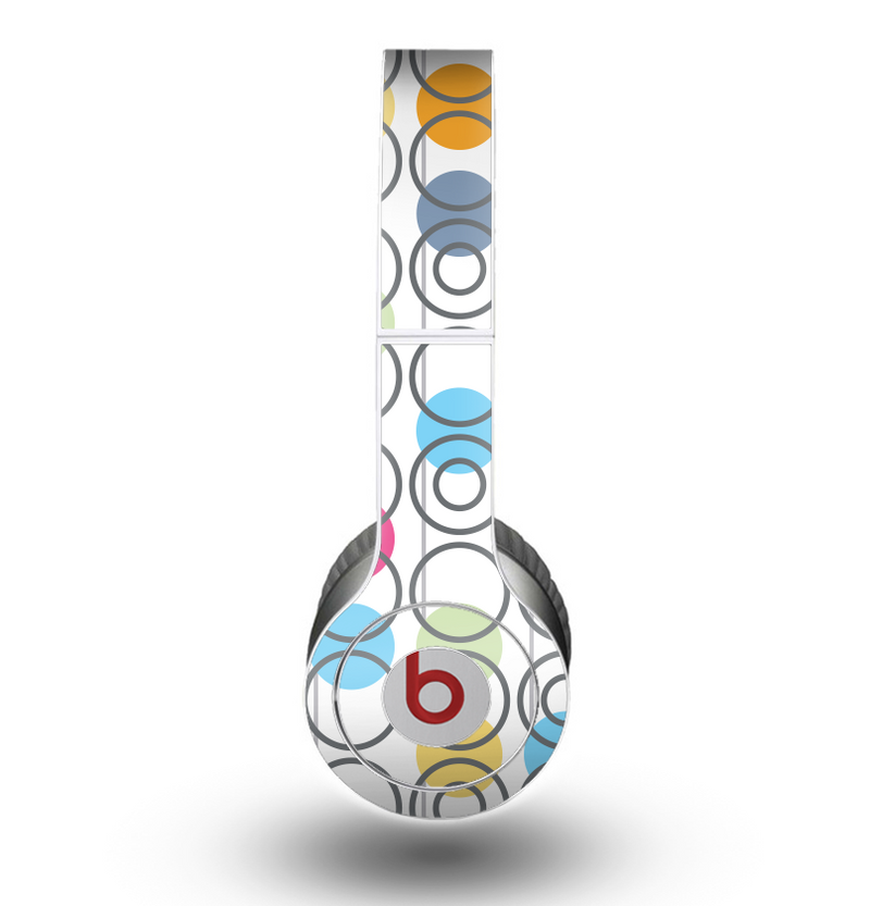 The Retro Colorful Filled Flat Circle Pattern Skin for the Beats by Dre Original Solo-Solo HD Headphones