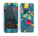 The Royal Purple Laced Wallpaper Skin for the Apple iPhone 5c