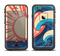 The Retro Vintage Blue vector Waves V3 Apple iPhone 6 LifeProof Fre Case Skin Set