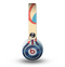 The Retro Vintage Blue vector Waves V3 Skin for the Beats by Dre Mixr Headphones