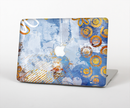 The Retro Vintage Floral Pattern Skin Set for the Apple MacBook Air 11"