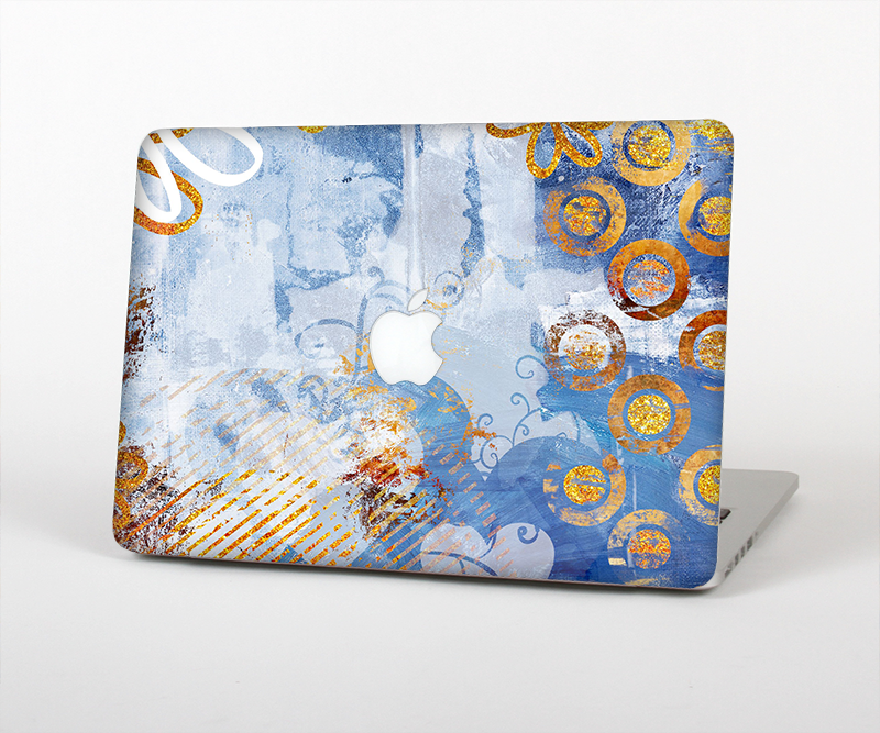 The Retro Vintage Floral Pattern Skin Set for the Apple MacBook Pro 15 ...