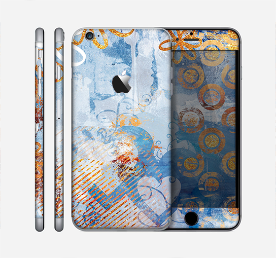 The Retro Vintage Floral Pattern Skin for the Apple iPhone 6 Plus