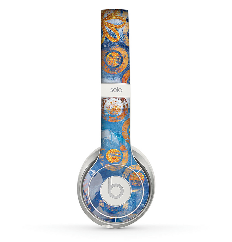 The Retro Vintage Floral Pattern Skin for the Beats by Dre Solo 2 Headphones