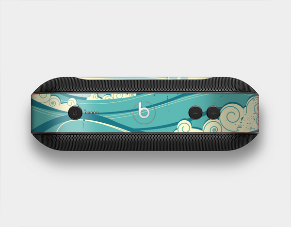 The Retro Vintage Vector Waves Skin Set for the Beats Pill Plus