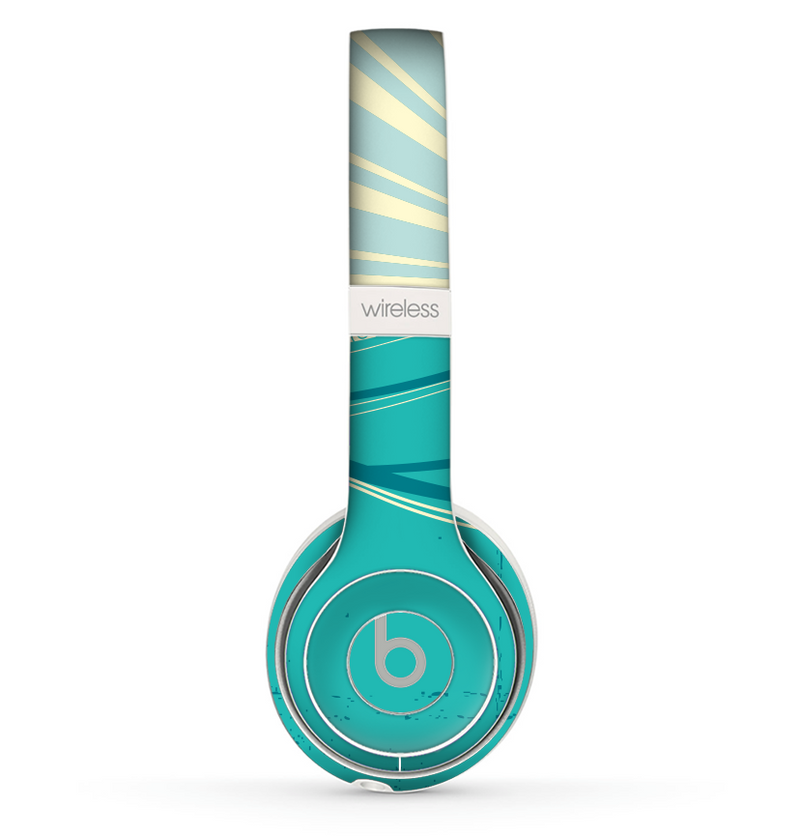 The Retro Vintage Vector Waves Skin Set for the Beats by Dre Solo 2 Wireless Headphones