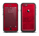 The Rich Red Leather Apple iPhone 6/6s LifeProof Fre Case Skin Set