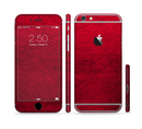 The Rich Red Leather Sectioned Skin Series for the Apple iPhone 6s Plus