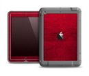 The Rich Red Leather Apple iPad Air LifeProof Fre Case Skin Set