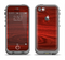 The Rich Red Wood grain Apple iPhone 5c LifeProof Fre Case Skin Set