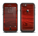 The Rich Red Wood grain Apple iPhone 6/6s LifeProof Fre Case Skin Set