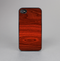 The Rich Red Wood grain Skin-Sert for the Apple iPhone 4-4s Skin-Sert Case