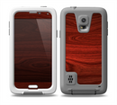 The Rich Red Wood grain Skin Samsung Galaxy S5 frē LifeProof Case